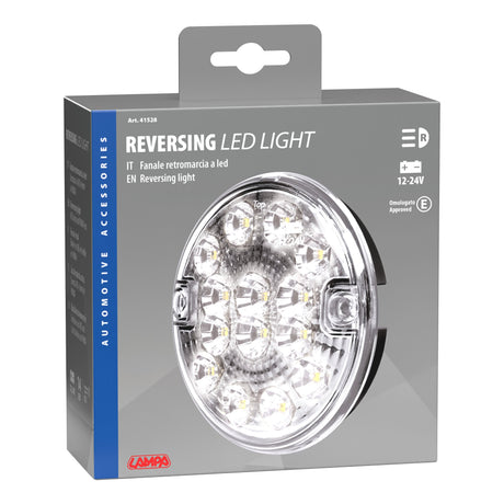 Lampa Fanale rotondo retromarcia Led, 12/24V 41528
