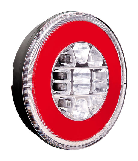 Lampa O-Led, Fanale rotondo posteriore 3 funzioni, 12/24V 41534