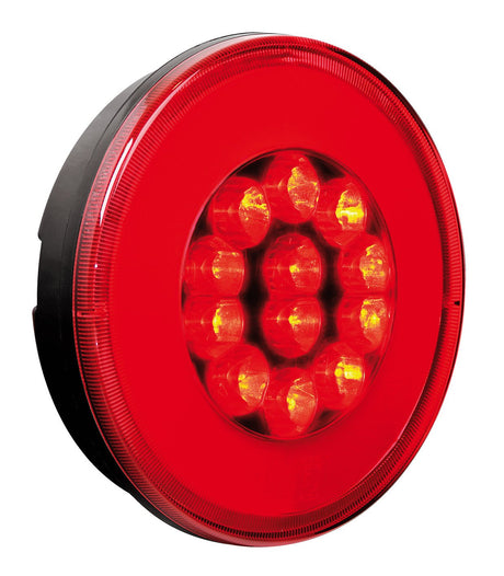 Lampa O-Led, Fanale rotondo retronebbia e posizione, 12/24V 41536
