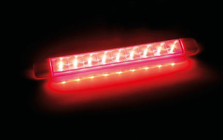 Illumi, luce ingombro a 9 Led, montaggio in superficie, 12/24V Rosso 1 funzione 41543