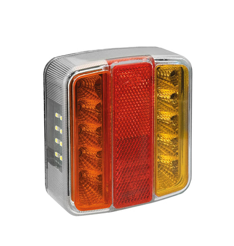 Lampa Rear Led 2, fanale posteriore a Led, 5 funzioni, 12/24V 41556