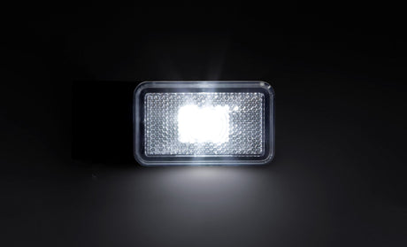 Lampa Luce ingombro con catarifrangente e staffa - 1 Led - 12/24V - Bianco 41560