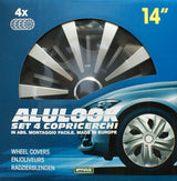Cora Set 4 copricerchi 14'' Alulook Fox Mix