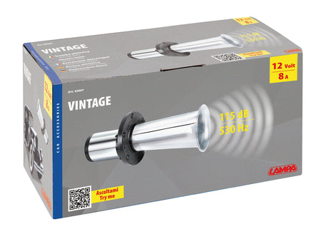 Lampa Vintage, tromba elettrica 12V 42007
