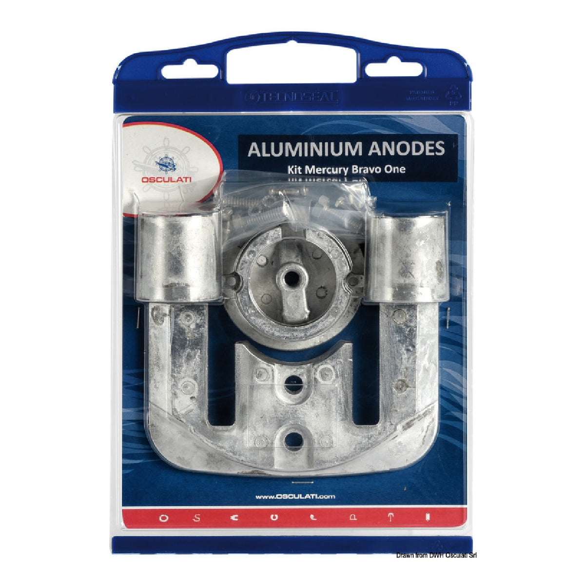 Osculati Kit anodi per Mercruiser, intercambiabili con gli originali