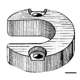 Pie de ánodo Osculati para Mercruiser/Alpha 43.424.01