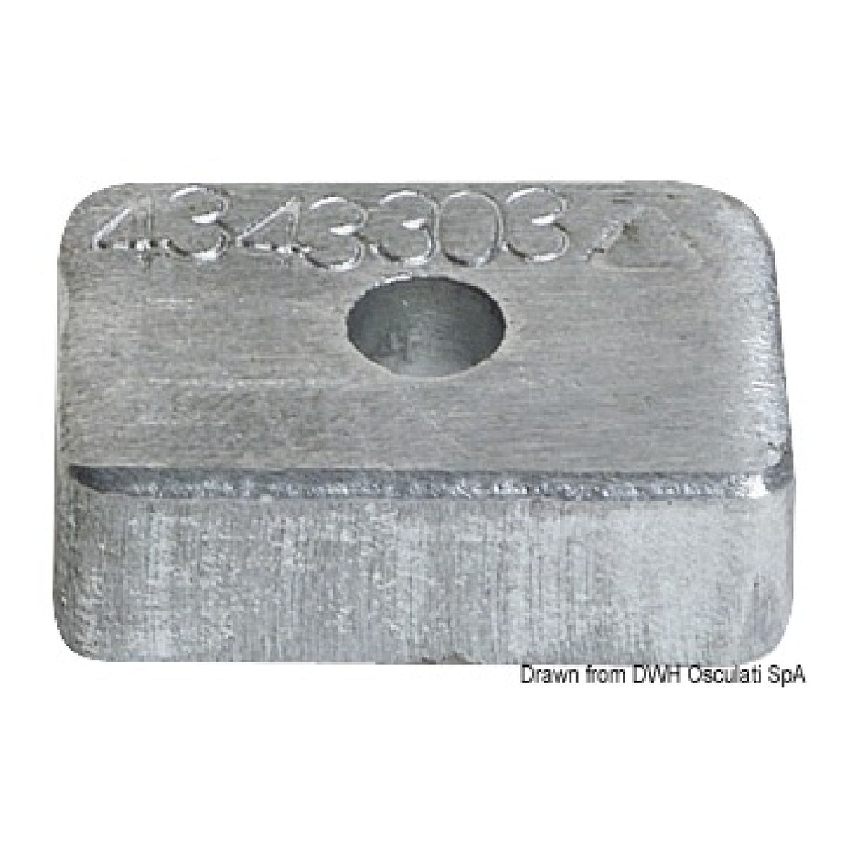 Ánodo Osculati para Mercury 4/5/6 HP 43.433.03