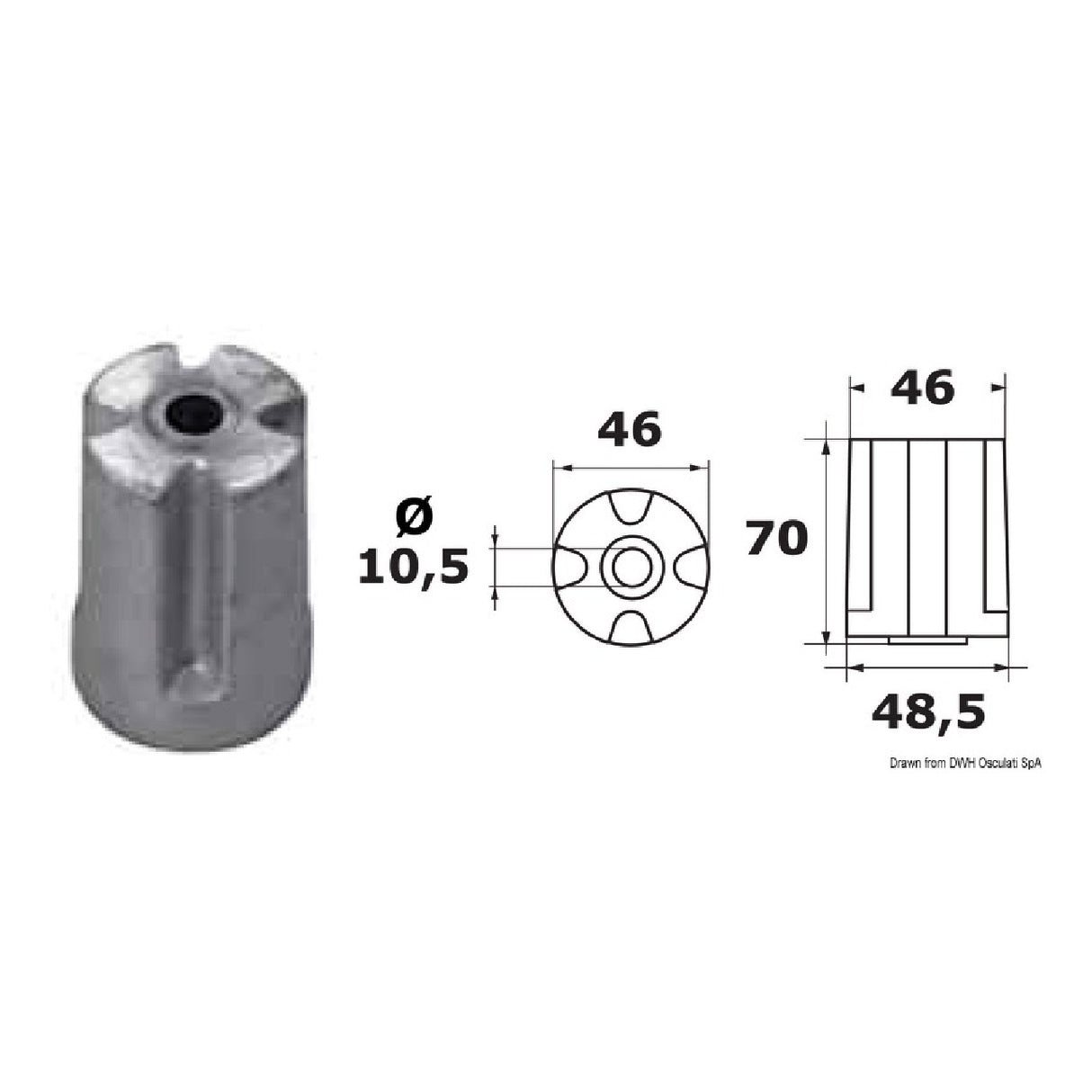 Osculati Volvo IPS Anoden-Kit 43.509.00