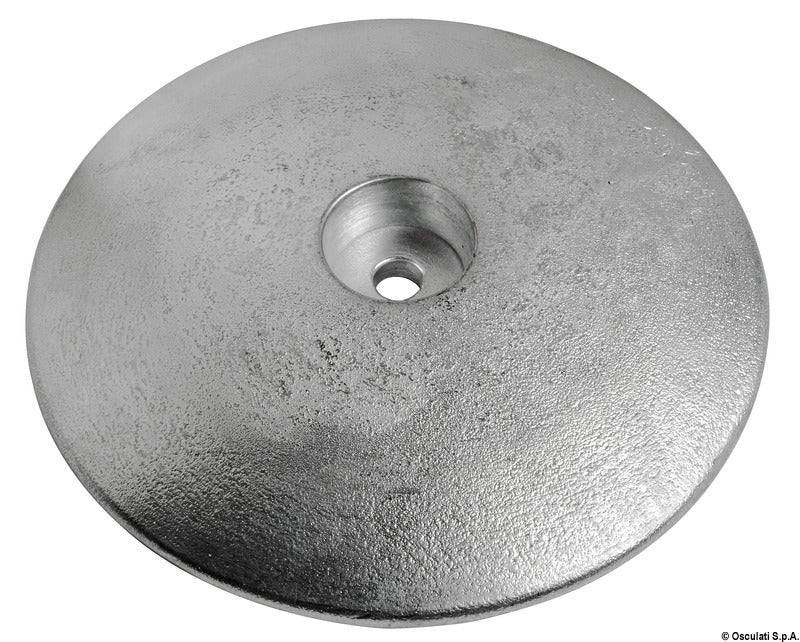 Osculati Ánodo de rosa atornillable, diámetro 90 mm, 170 g, Aluminio 43.919.03