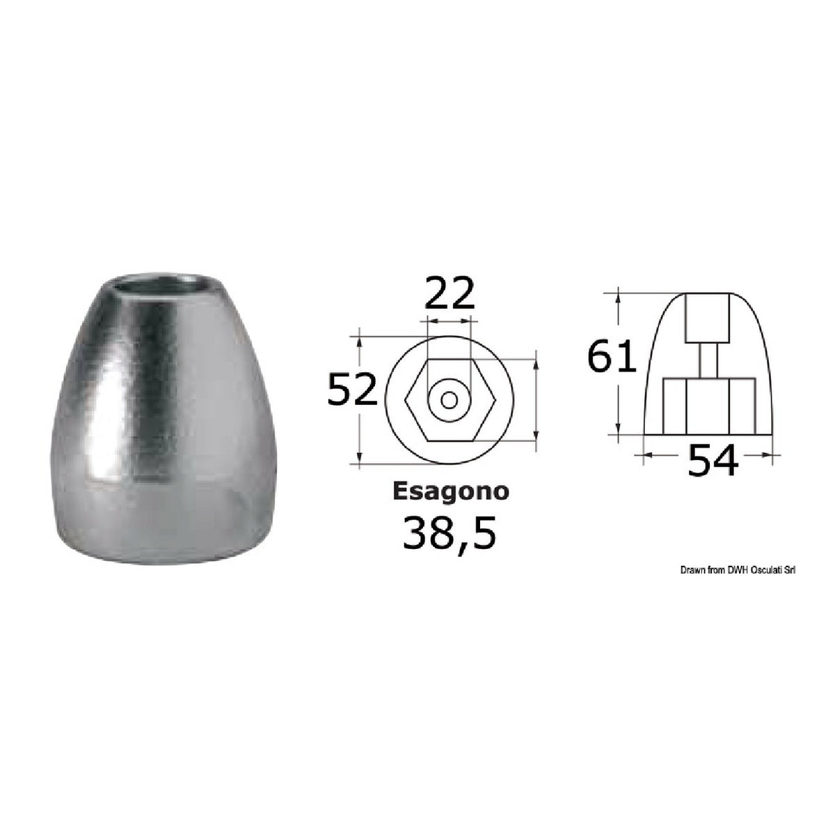 Osculati Ogiva für Bravo III 43.966.50
