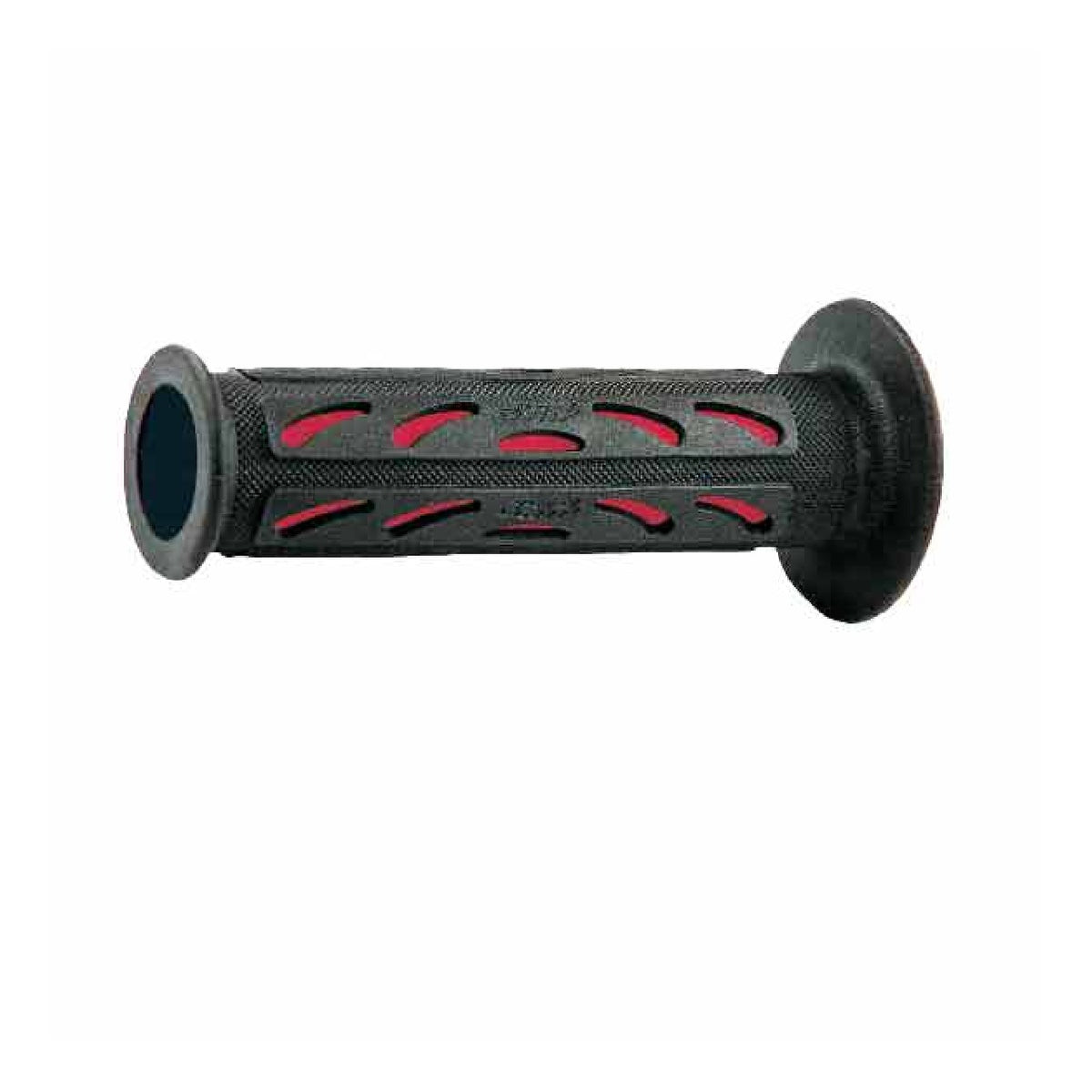 Progrip Manopole Moto strada universali Forate 724 Dual Density Rosso