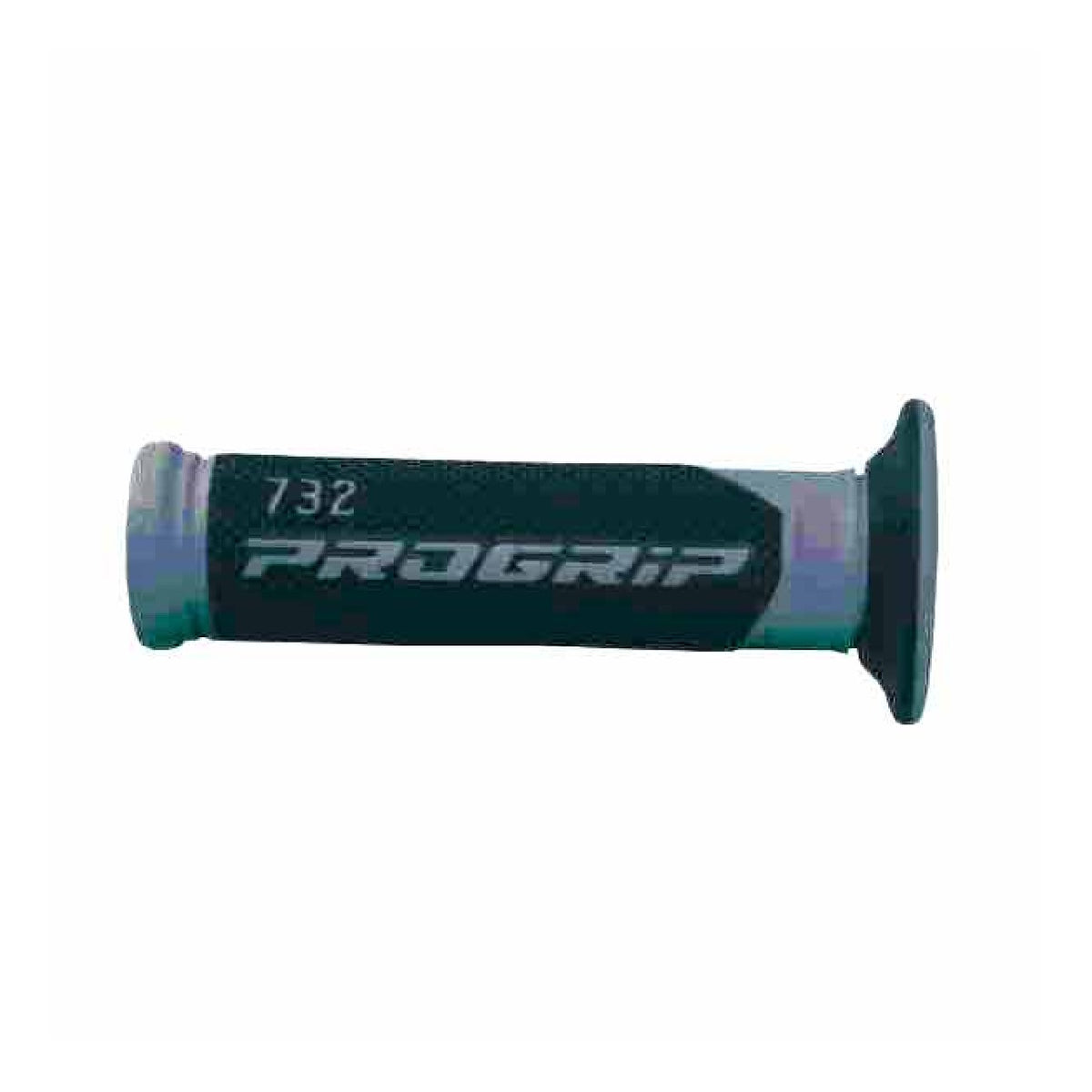 Progrip Manopole Moto strada universali Forate 732 Dual Density Titanio