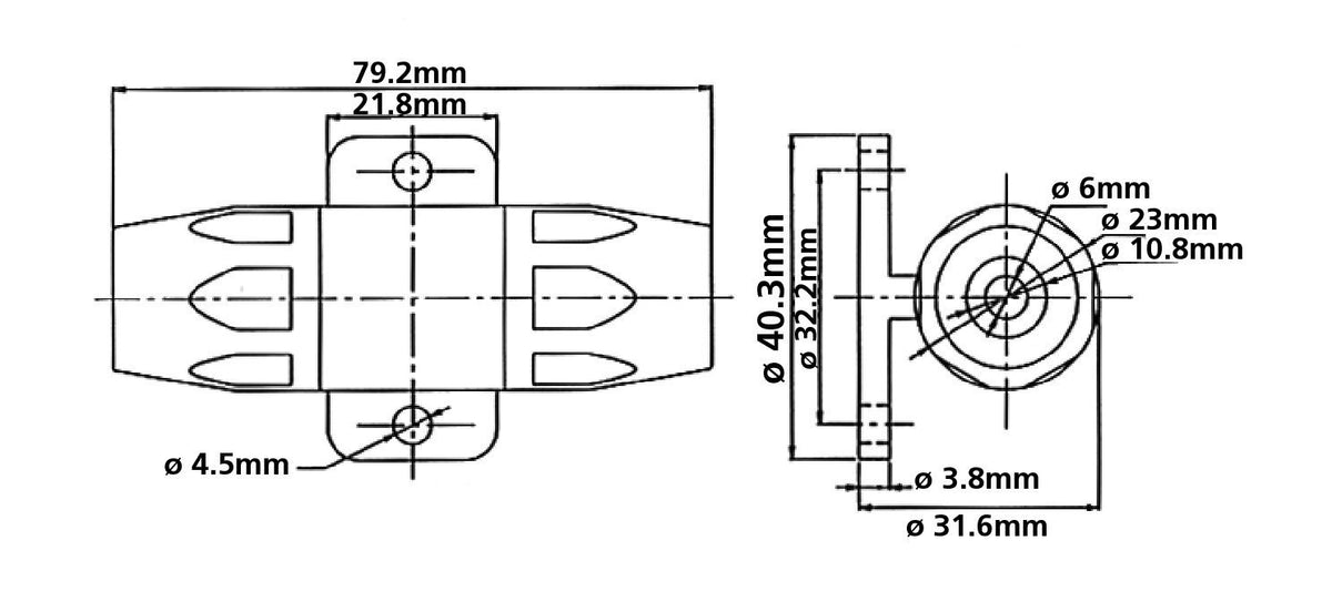 Lampa Porta fusibile AGU 45008