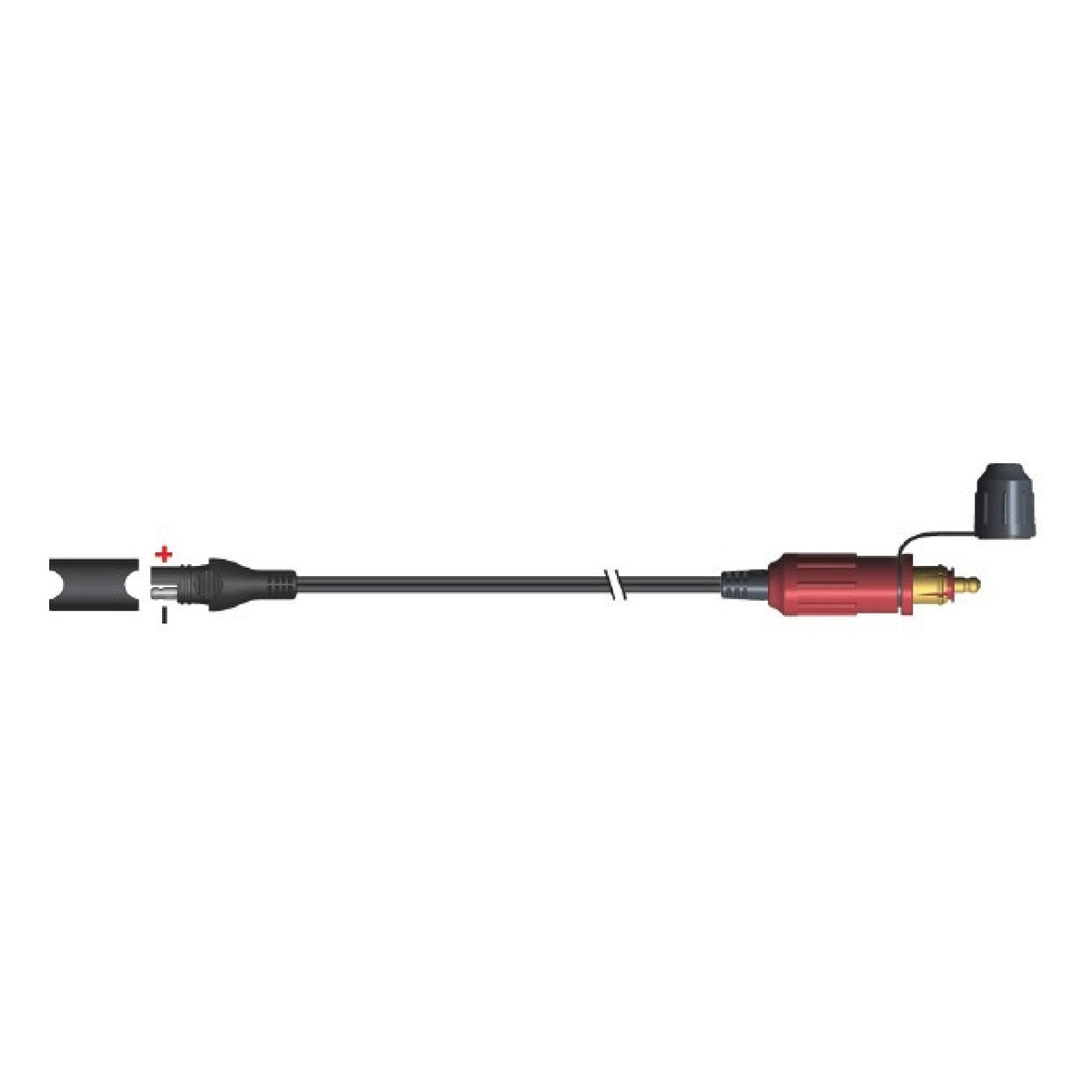 Tecmate Presa DIN Dritta per Bmw/Triumph 120 cm di lunghezza