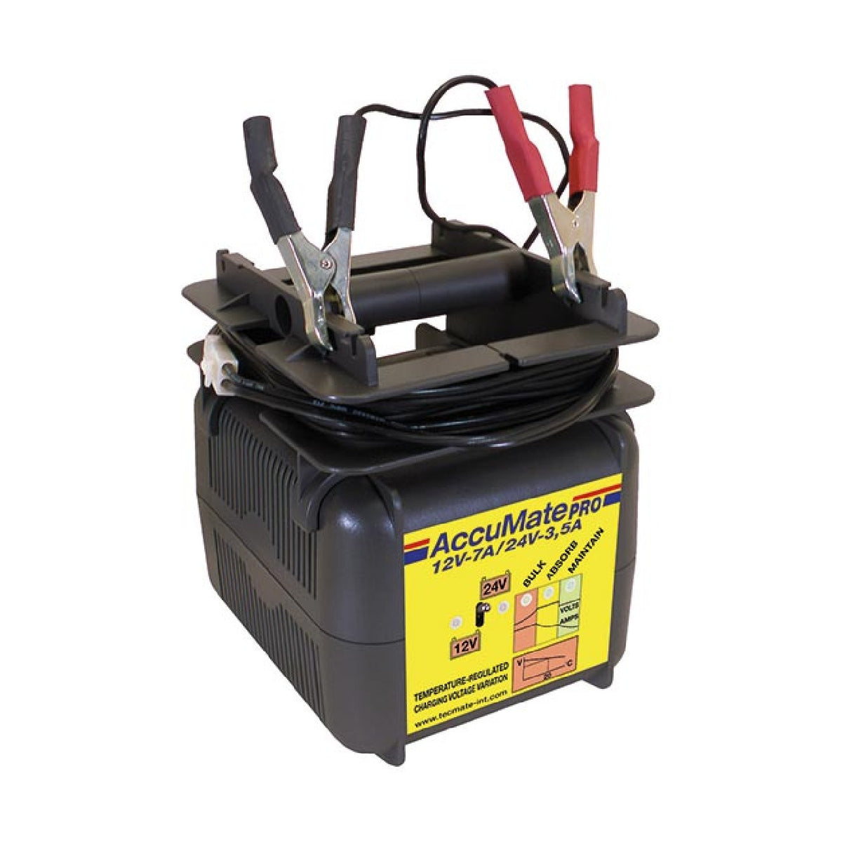 Cargador de batería para motocicleta y scooter Tecmate Accumate Pro de 12-24 voltios