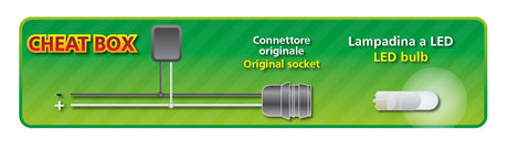 Pilot Cheat-Box kit per lampadine a Led, 12V - 58 OHM - 3 W - 0,21 A