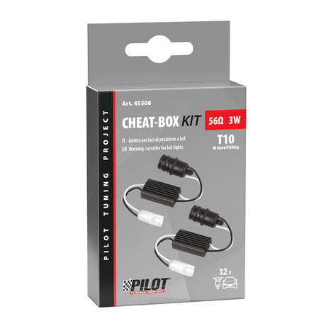 Pilot Cheat-Box kit per lampadine a Led con attacco T10, 12V