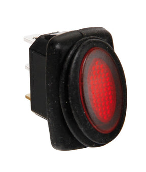 Lampa Micro interruttore impermeabile con spia a Led - 12/24V - Rosso 45535