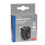 Lampa Micro Interruttore con Spia LED 12/24V Blu