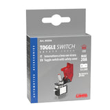Lampa Wippschalter mit Sicherung und LED-Kontrollleuchte Aluminium 12/24V Rot 20A