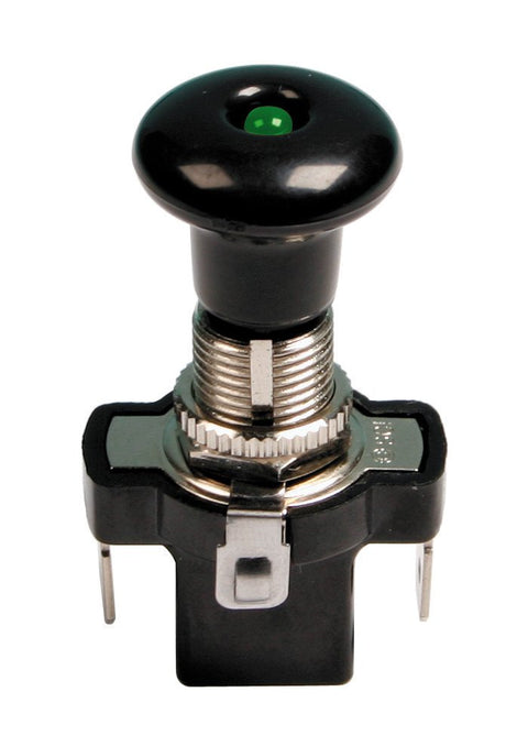 Lampa Interruttore tira-spingi con spia a Led - 12/24V - Verde - 10A 45571
