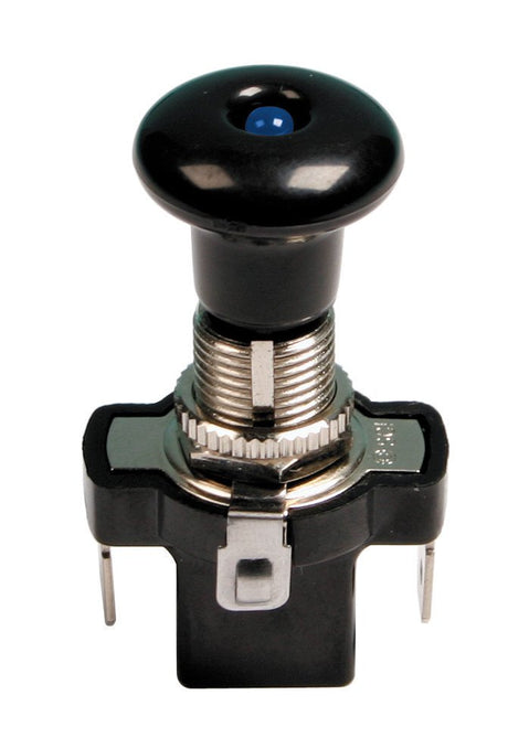 Lampa Interruttore tira-spingi con spia a Led - 12/24V - Blu - 10A 45572