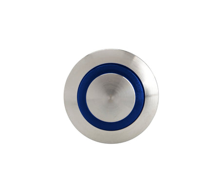 Lampa Interruttore a pulsante con spia a Led, 12/24V - Blu 45576