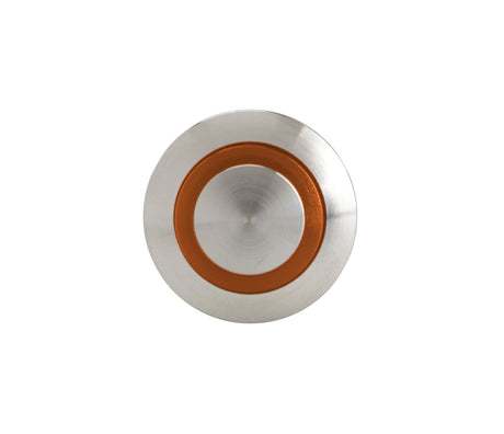 Lampa Interruttore a pulsante con spia a Led, 12/24V - Arancio 45577