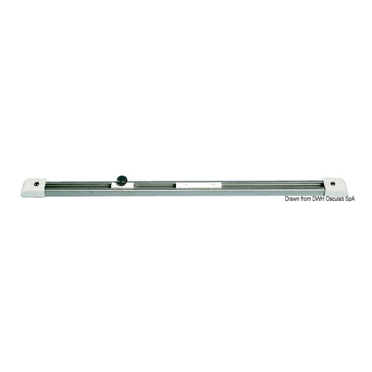 Osculati Placa corredera de nylon para toldos 46.786.10