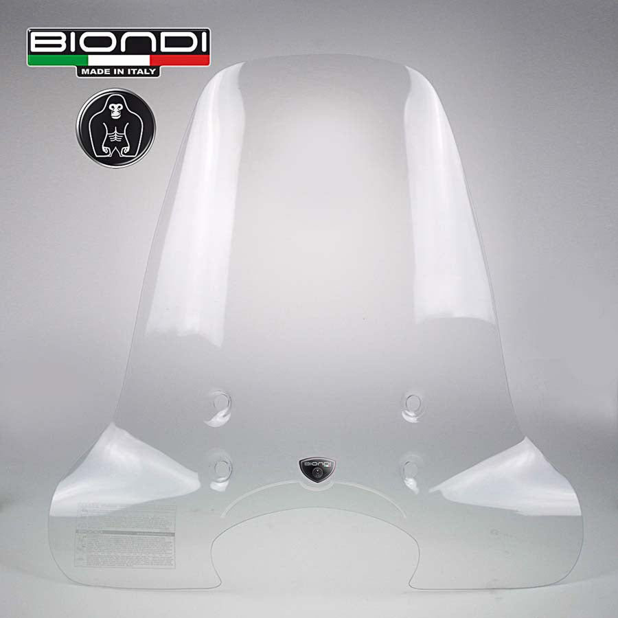 Biondi Parabrezza Mod. Z Trasparente + Kit Attacchi OXYGEN Cargo Elettrico 2008