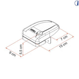 Fiamma Safe Door Frame antifurto per porta camper nero – conf. 3 pz