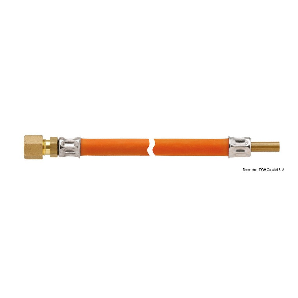 GOK Glatte Verbindungsrohre RVS 8 x RST 8 mm