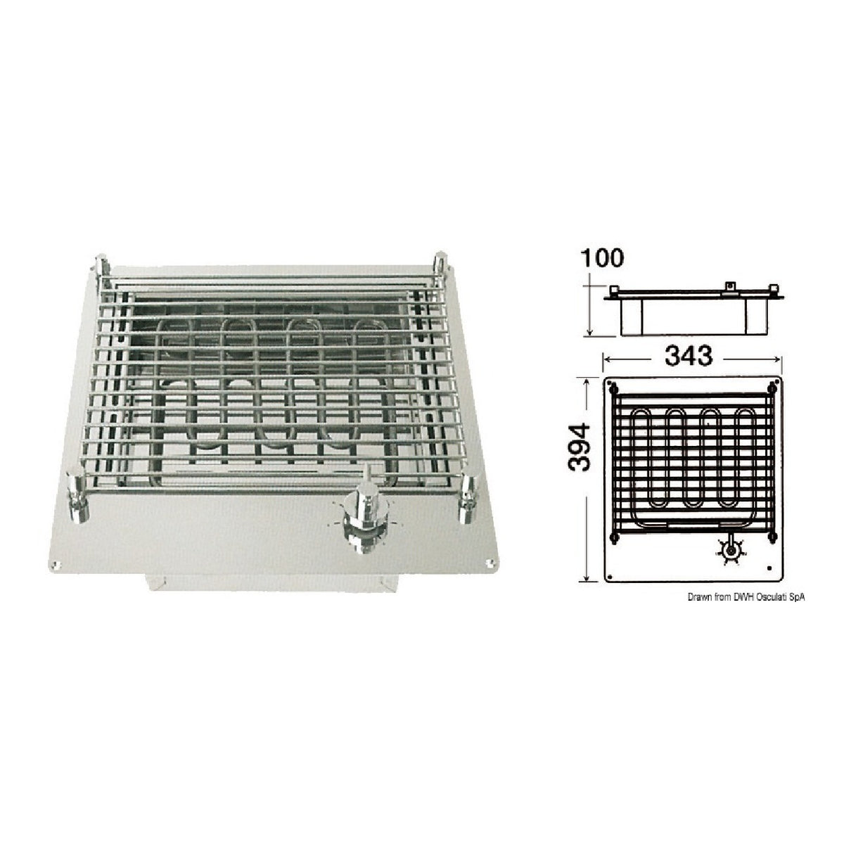 Barbacoa eléctrica compacta Techimpex