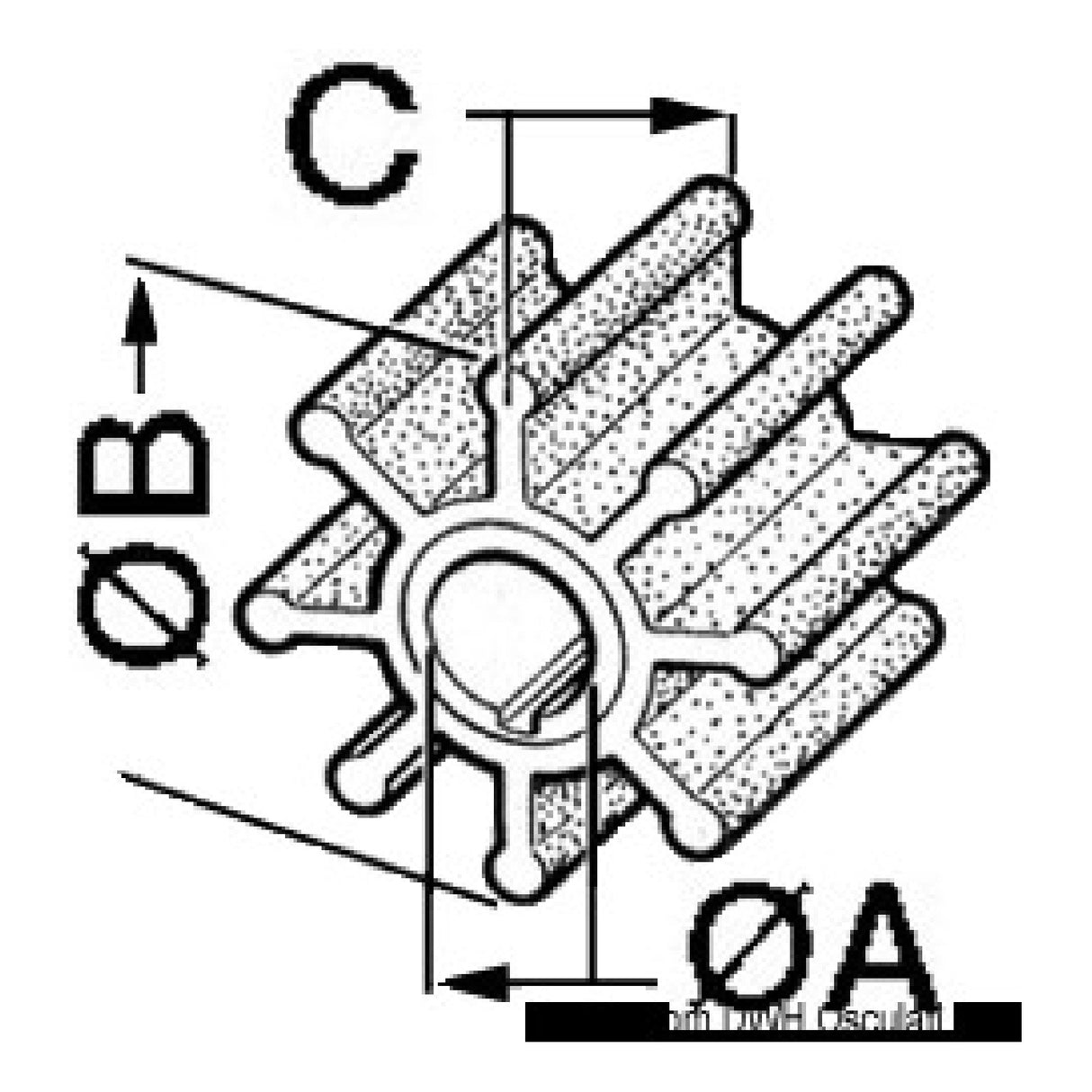 Cef marine Girante MERCURY 6/9,8 HP
