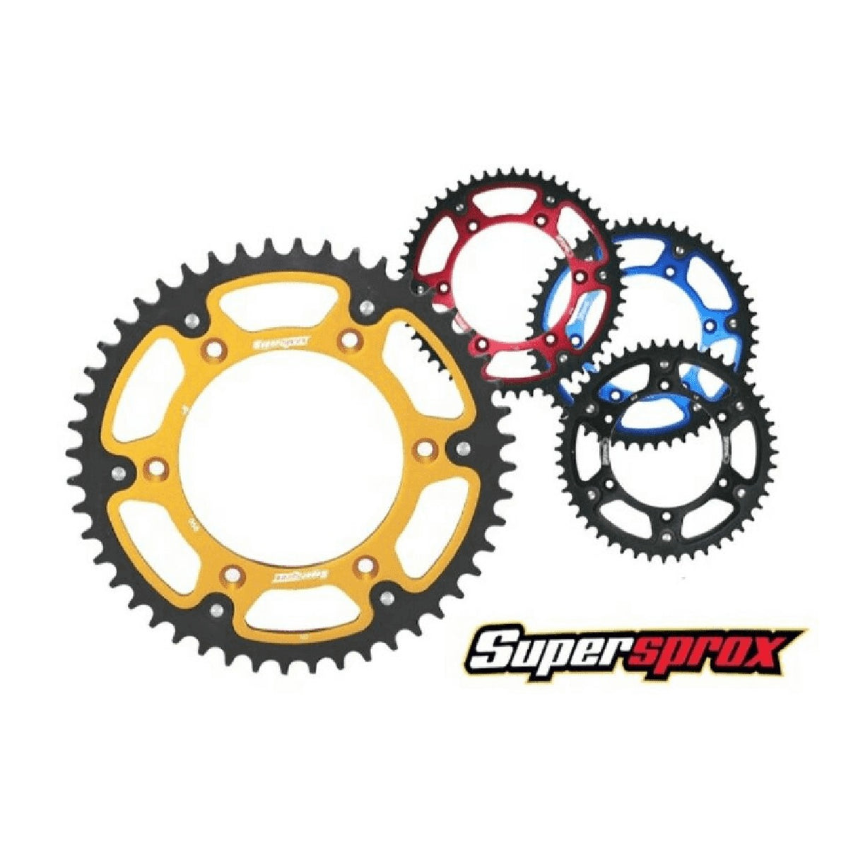 Supersprox Corona in alluminio STEALTH RST ORO Passo 520 40 denti