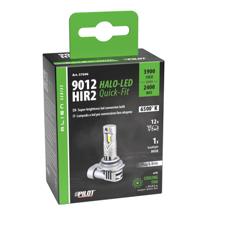 Pilot 12V Halo Led Alien Series Quick-Fit - (HIR2 9012) - 35W - PX22d - 1 pz - Scatola