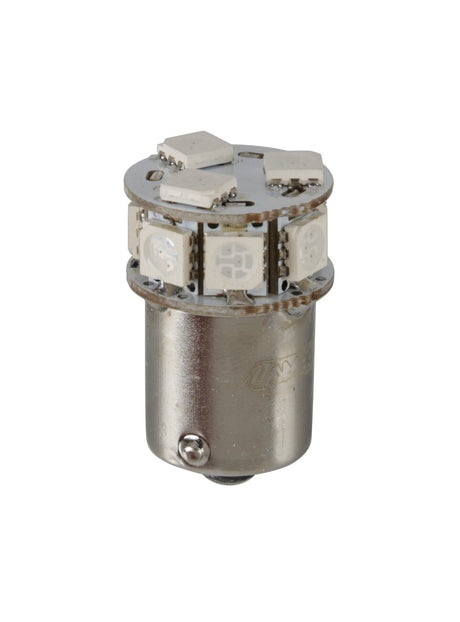 Pilot 24/32V Led series - 10 SMD x 1 chip - (P21W) - BA15s - 1 pz - Scatola - Rosso - Doppia polarità - Resistenza incorporata
