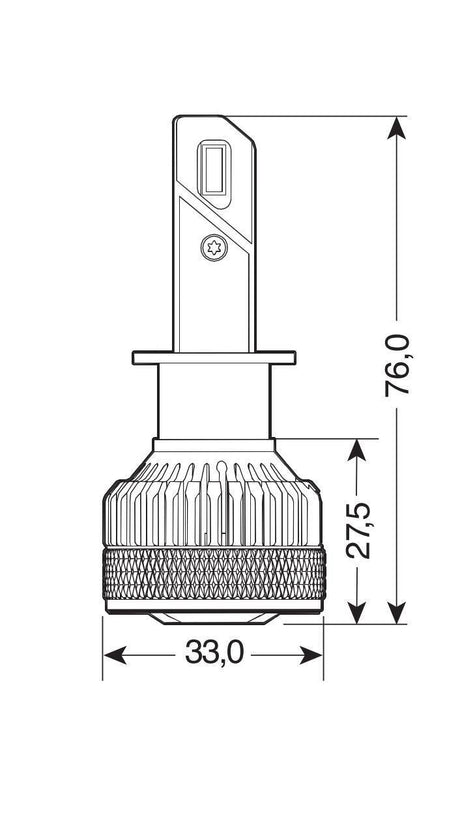 Pilot 9-32V Halo Led Serie 14 Lightning - (H1) - 45W - P14,5s - 2 pz - Scatola