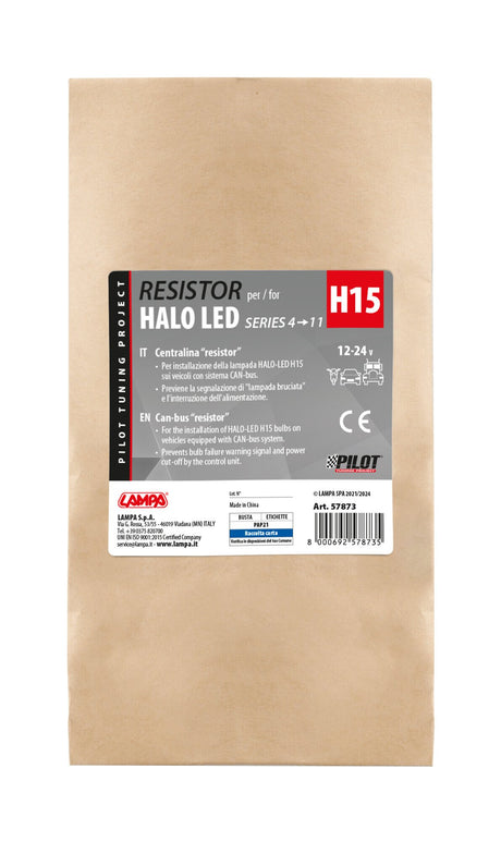 Pilot Halo Led Serie 4/11 - Centralina Resistor, 9/32V - H15