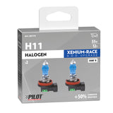 Pilot 12V Lampada alogena Xenium Race H11 55W PGJ19-2 2 pz Scatola Plast.