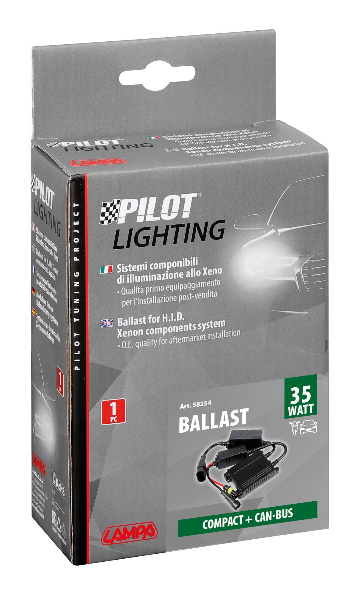 Pilot Centralina compact + Can-Bus - 12V - 35W