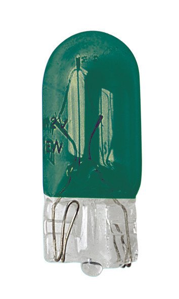 Lampa 12V Lampada con zoccolo vetro (W5W) 5W W2,1x9,5d 2 pz D/Blister Verde 58362