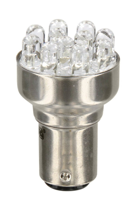 Pilot 12V Lampada Multi-Led 11 Led - (P21/5W) - BAY15d - 1 pz - Scatola - Rosso