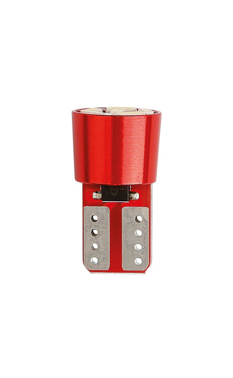 Pilot 12V Led series 6 Led SMD T10 W2,1x9,5d 2 pz Bianco Resistenza inc