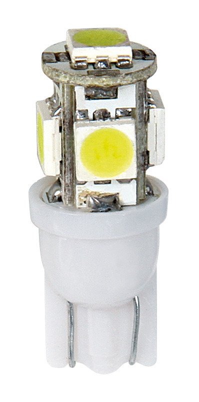 Pilot 12V Hyper-Led 15 5 SMD x 3 chips T10 W2,1x9,5d 2 pz Bianco