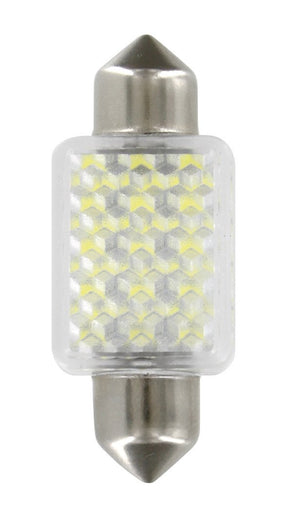 Pilot 12V Hyper-Led 27 27 SMD x 1 chips 15x35 mm SV8,5-8 1 pz Bianco