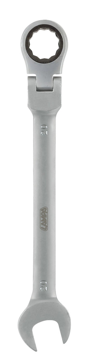 Lampa Chiave combinata con cricchetto snodato - 20 mm 59562