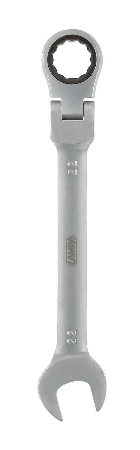 Lampa Chiave combinata con cricchetto snodato - 22 mm 59564