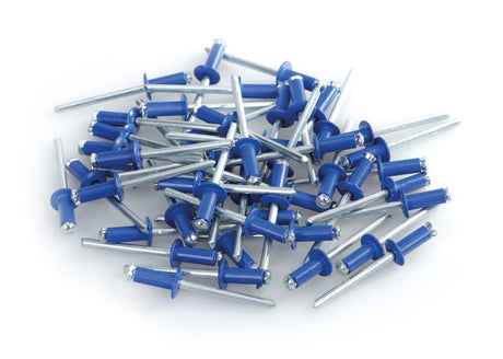 Lampa Aluminium Rivets, set 50 rivetti Graf per portatarga - Blu 59582