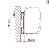 Fiamma Adapter D 120 - Ricambio per Veranda Camper